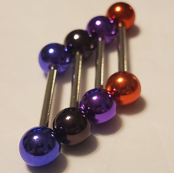 4 pack 👅 Tongue Ring - Picture 2 of 3